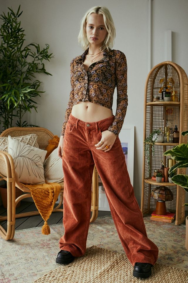 BDG Low Rise Brick Corduroy Puddle Pantalones #3