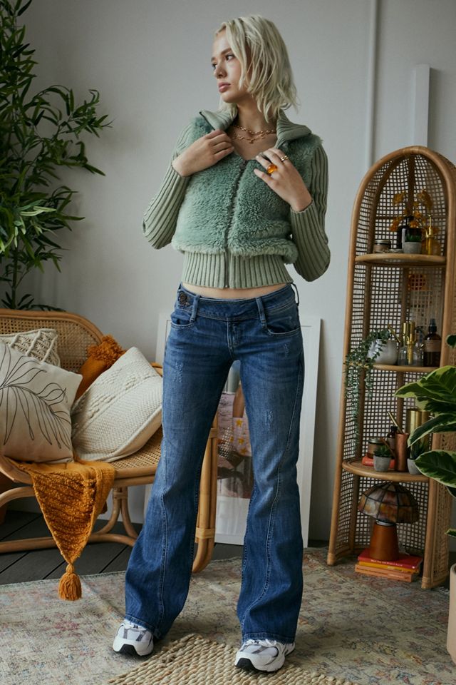 BDG – Low-Rise Jeans-Schlaghose im Vintage-Look