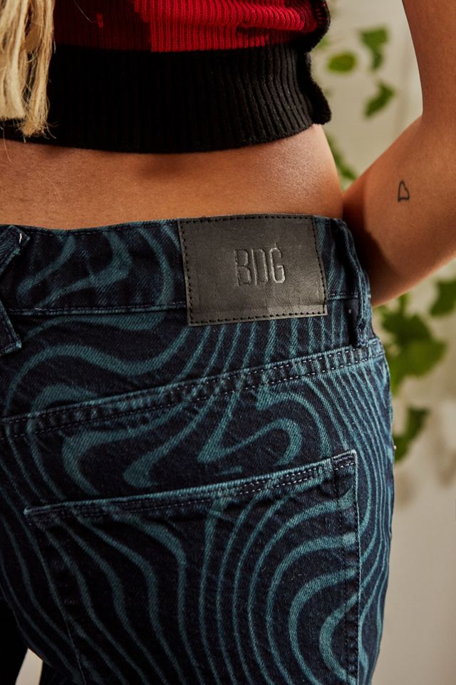 BDG Psychedelic Low-Rise Puddle Jeans #1