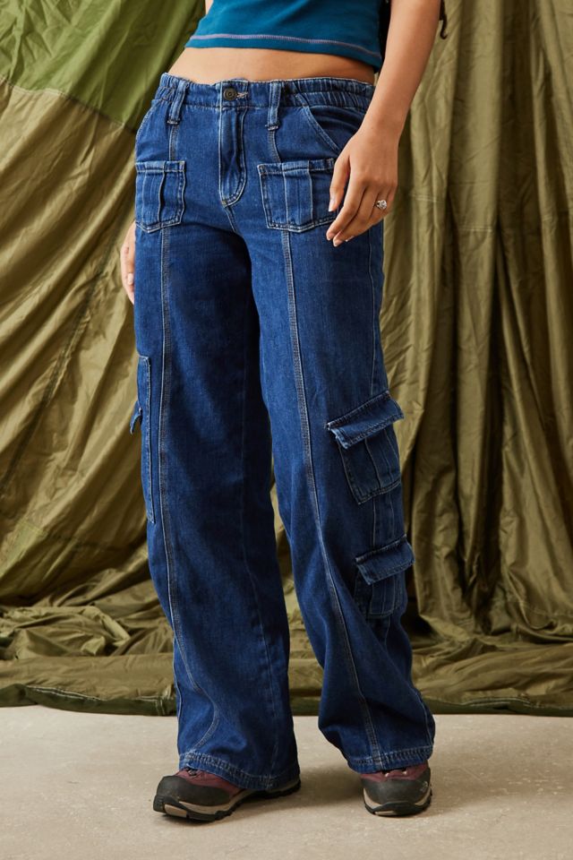 Y2k Jeans Baggy Jeans for Women Cargo Jeans for Women Baggy Jeans Y2k  Clothes Womens Cargo Pants (Denim,S,Small) at  Women's Jeans store