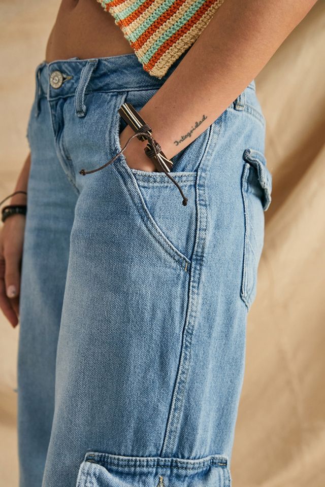 BDG Low Rise Bleach Cargo Jeans  #2