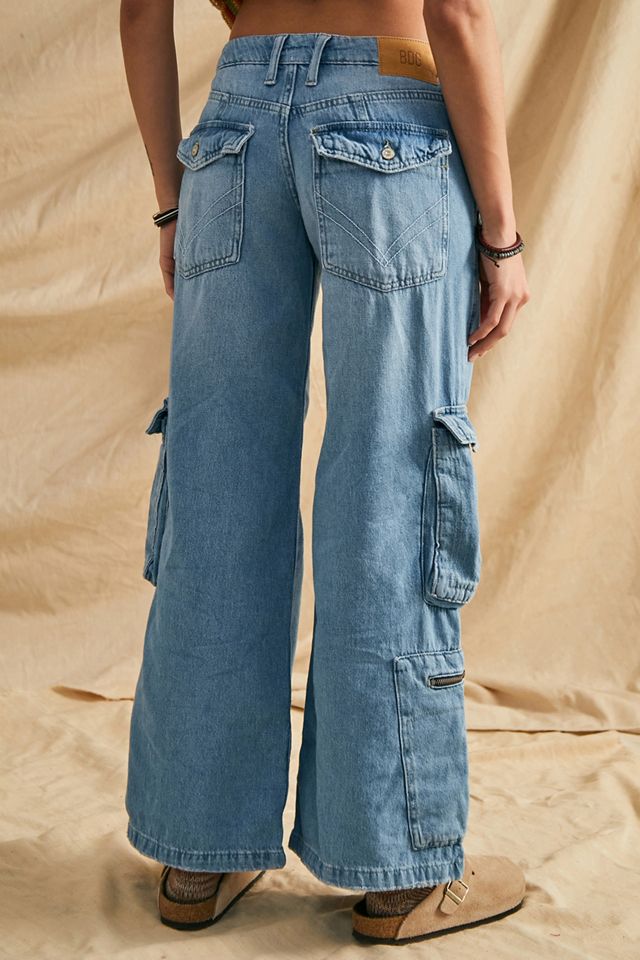 BDG Low Rise Bleach Cargo Jeans  #3