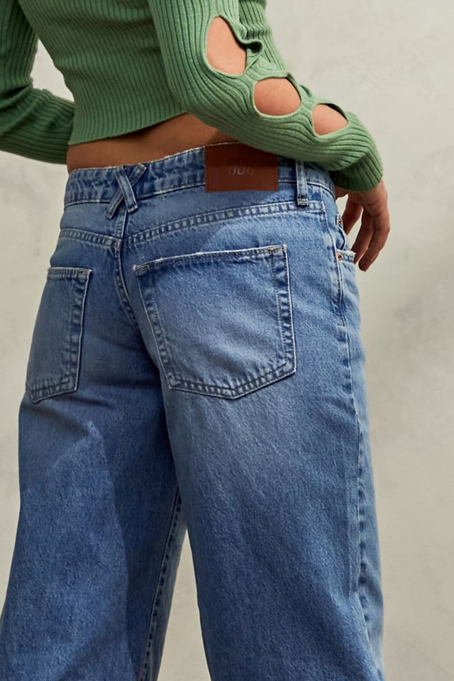 Jeans a Gamba Larga Puddle BDG Vintage Wash a Vita Bassa #2