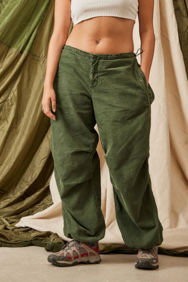 BDG Thyme Corduroy Baggy Tech Pants | Urban Outfitters UK
