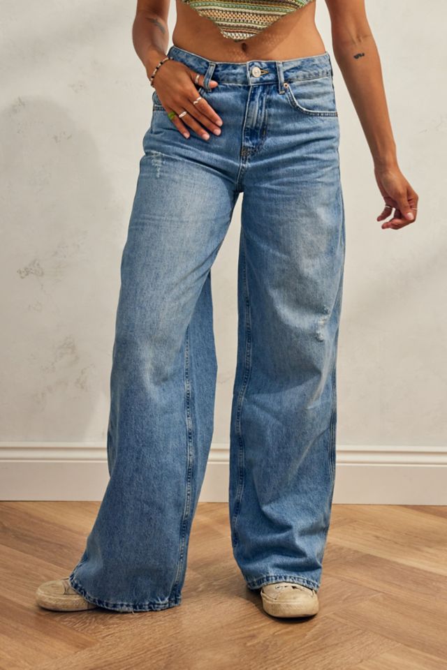 Urban outfitters sales puddle jeans