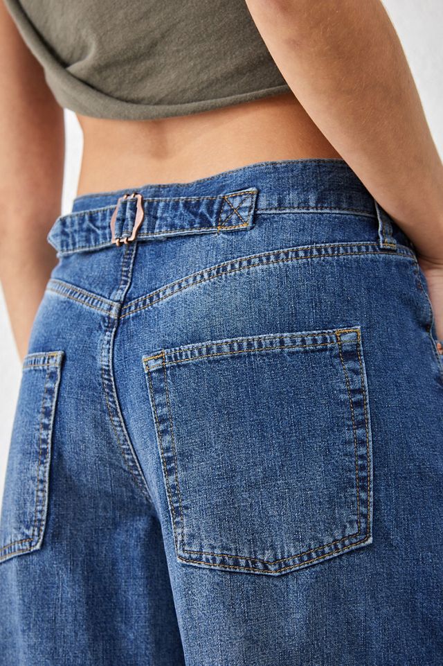 Jeans Boyfriend Logan de Cintura Fruncida y Lavado Enjuagado BDG #3