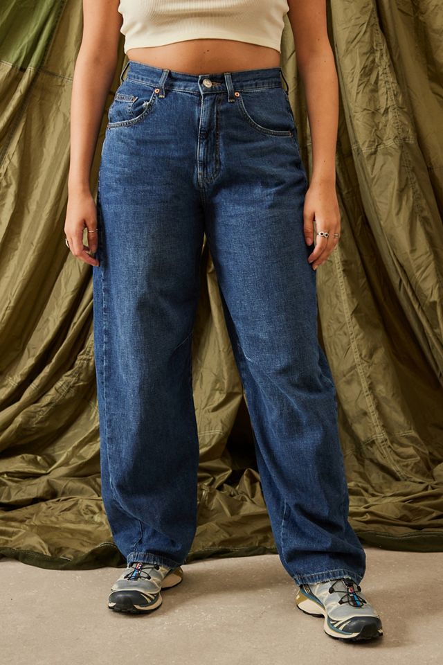 Jeans Boyfriend Logan de Cintura Fruncida y Lavado Enjuagado BDG #4