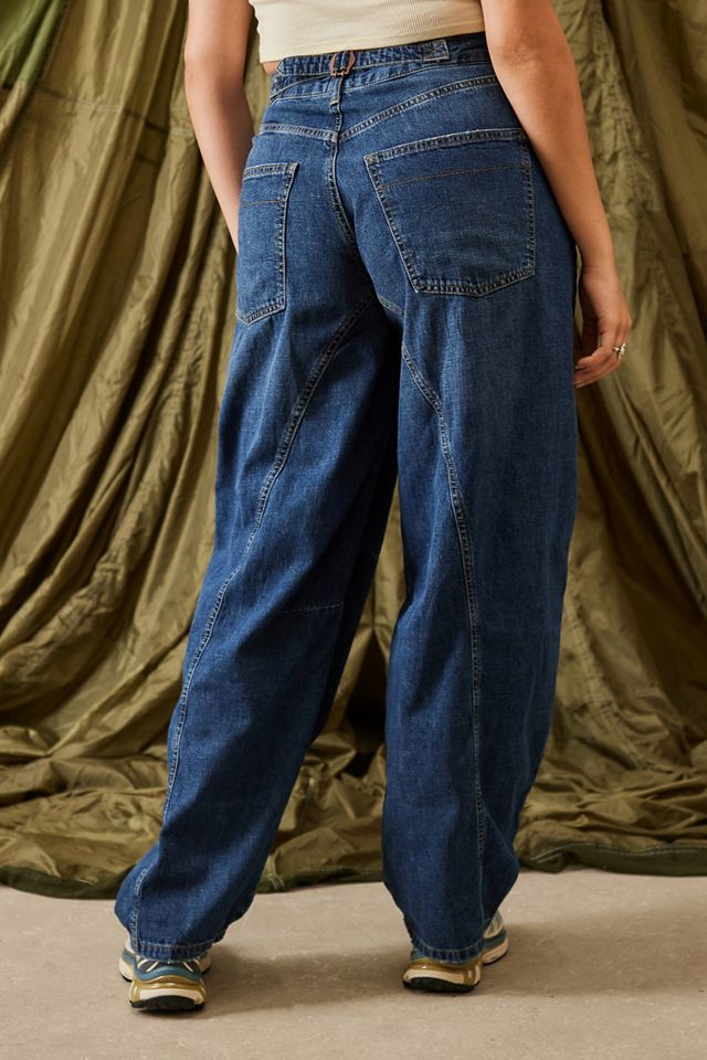 Jeans Boyfriend Logan de Cintura Fruncida y Lavado Enjuagado BDG #7