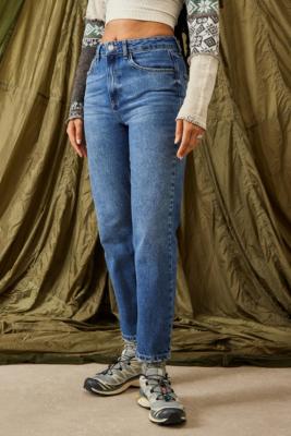 UO BDG buttercup hot embroidered mom jeans