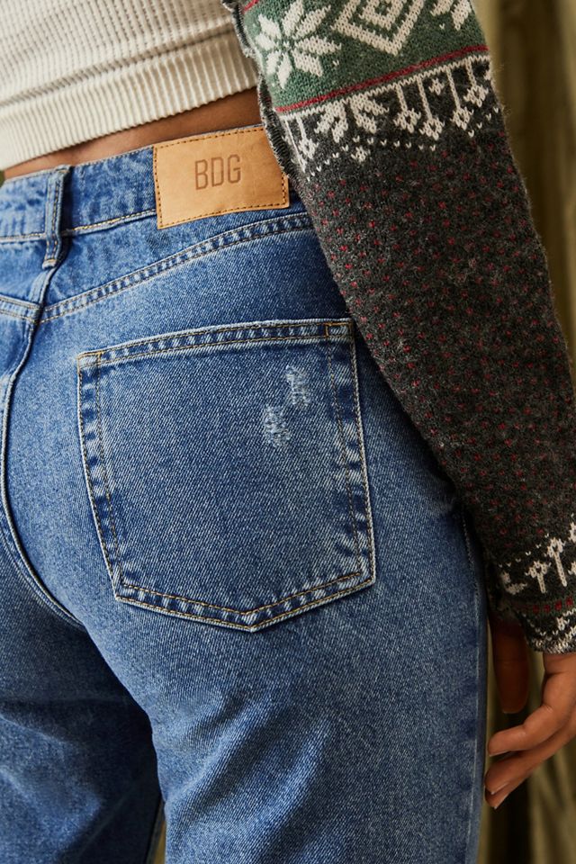 BDG Mittel-Waschung Mutter Jeans #3