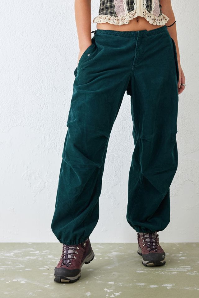 Teal corduroy hot sale pants