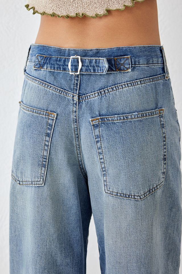 Jeans Boyfriend BDG Logan Cinch Back Rasgados #1