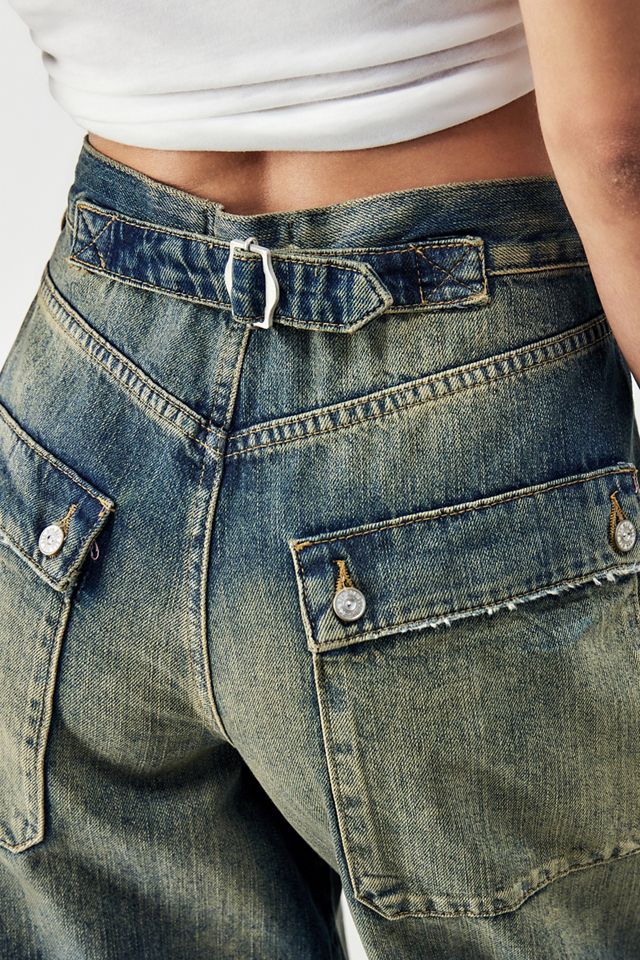 BDG Extreme Pocket Logan Cinch Back Boyfriend Jeans #4