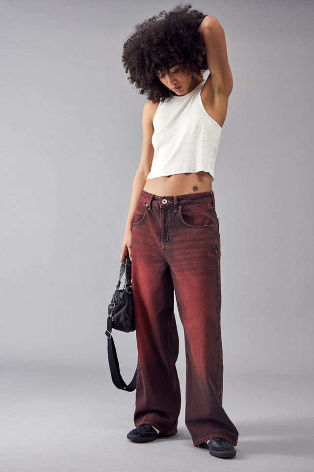 Urban outfitters red store jeans