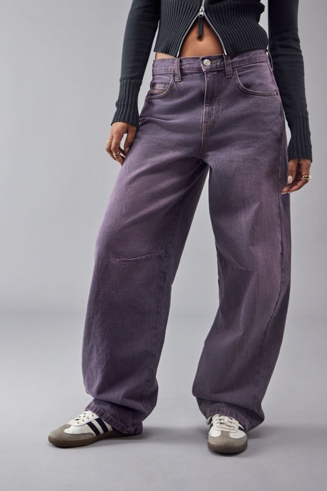 BDG Lilac Haze Logan Cinch Back Boyfriend Jeans  #1