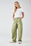 BDG Green Haze Logan Cinch Back Boyfriend Jeans | Urban Outfitters UK