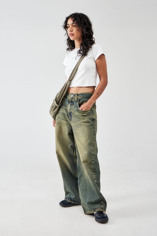 BDG Dirty Green Tint Jaya Baggy Jeans