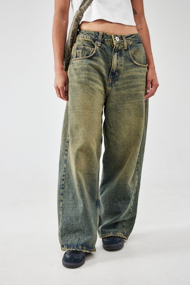 Women's Green Jeans