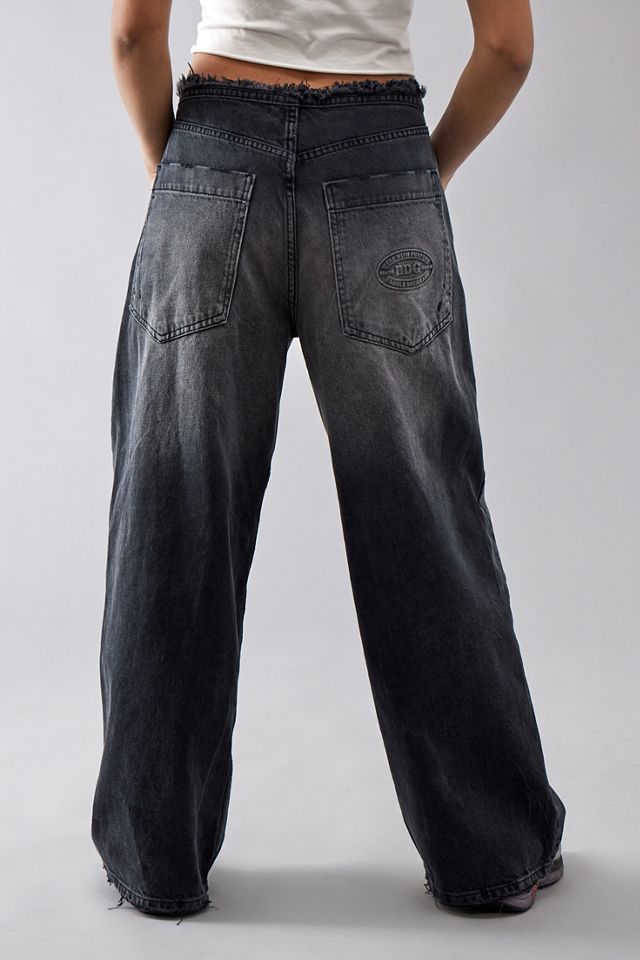 BDG Black Raw Hem Jaya Baggy Jeans #2