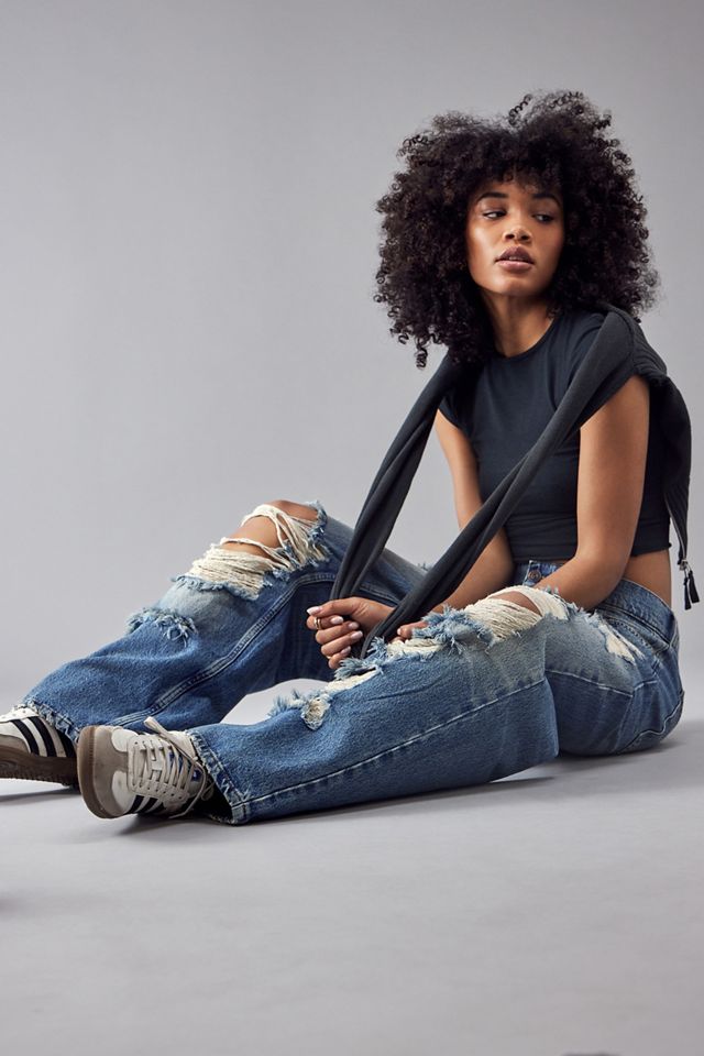 Jeans Boyfriend BDG Extrêmement Déchirés Années 90 #1