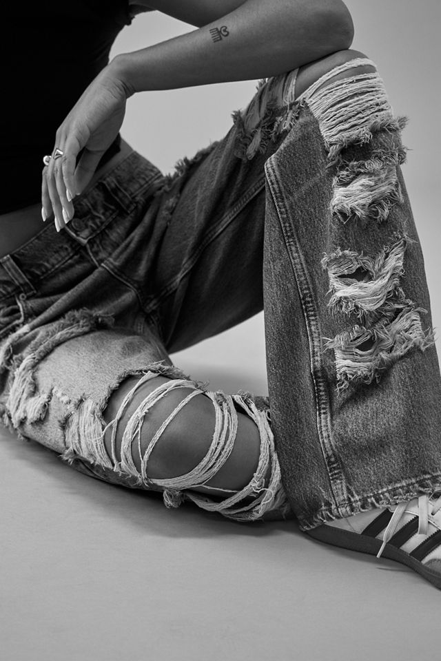 Jeans Boyfriend BDG Extrêmement Déchirés Années 90 #3