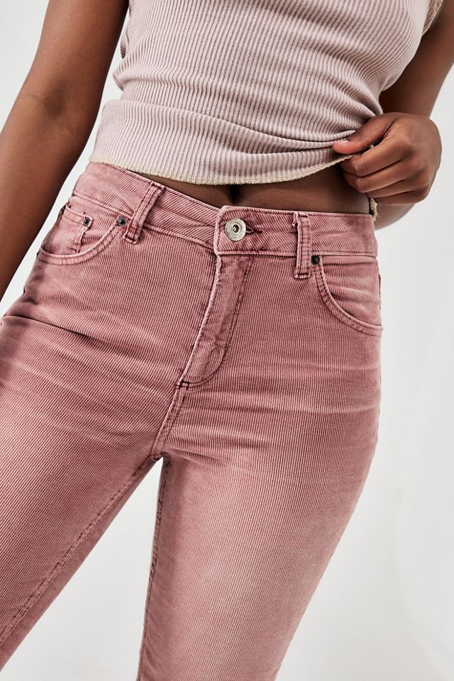 BDG Pink Atlas Mid-Rise Flare Jeans #2
