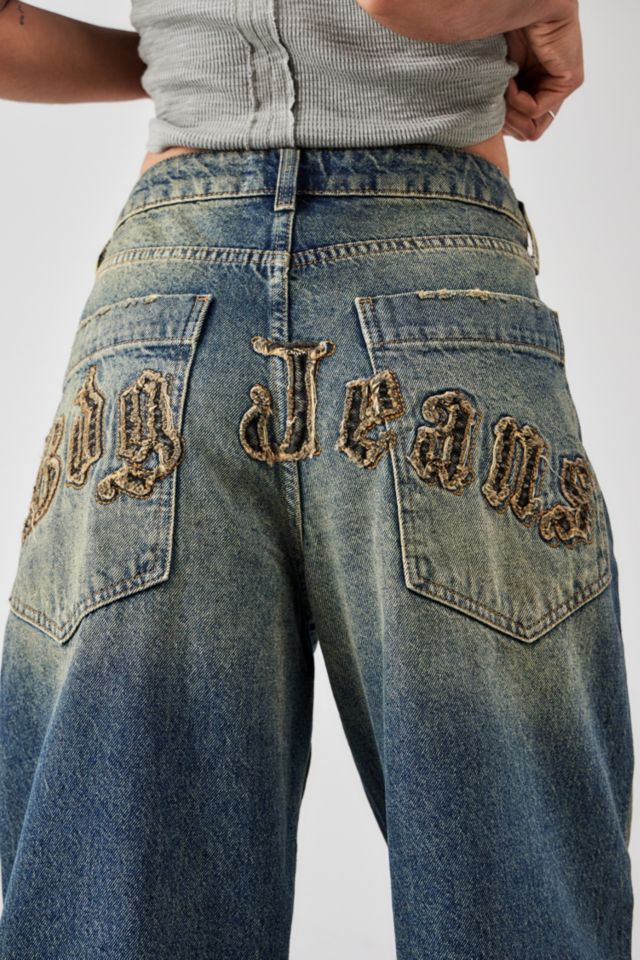 BDG Applique Logo Jaya Baggy Jeans | Urban Outfitters UK