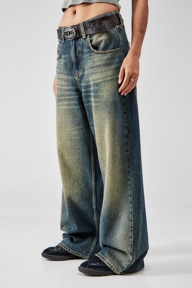 BDG Applique Logo Jaya Baggy Jeans #1