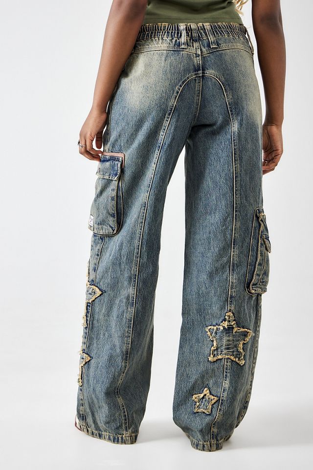 Y2K Baggy Adam & Eve Jeans – Urban Echo