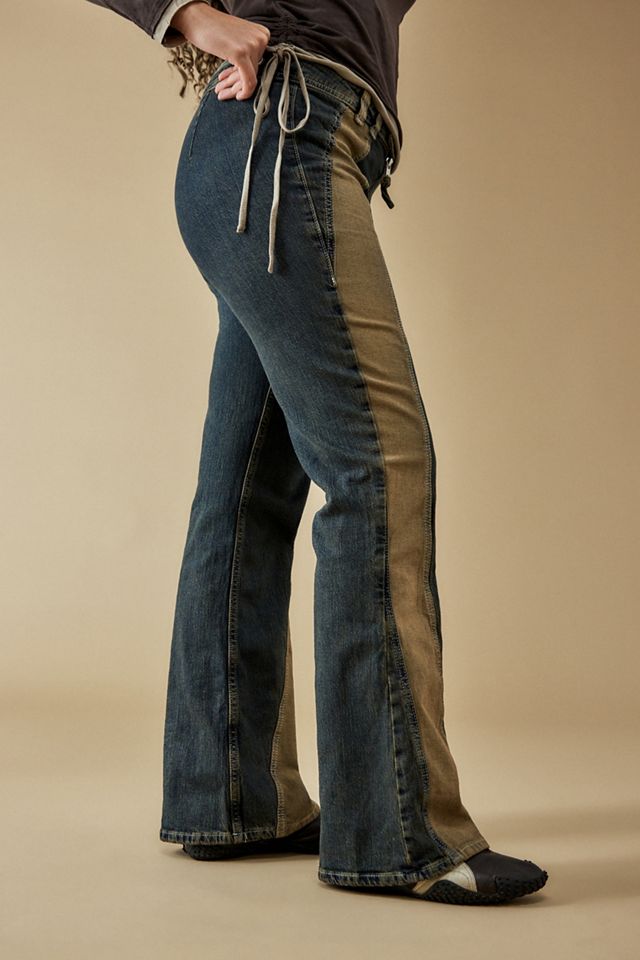 BDG Motocross Stripe Low-Rise Flare Jeans  #6