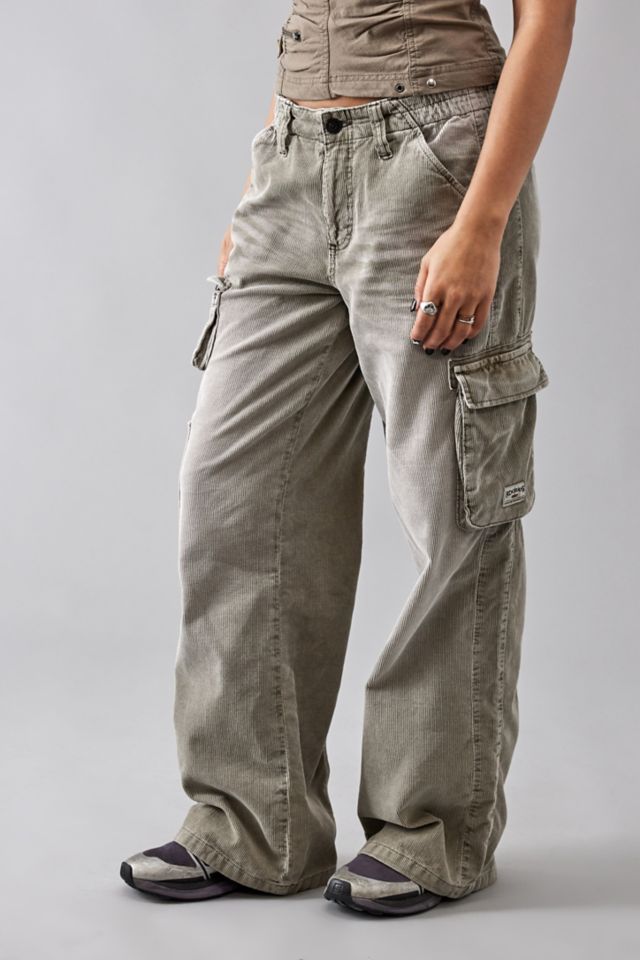 BDG Cyber Corduroy Y2K Cargo Pants | Urban Outfitters UK