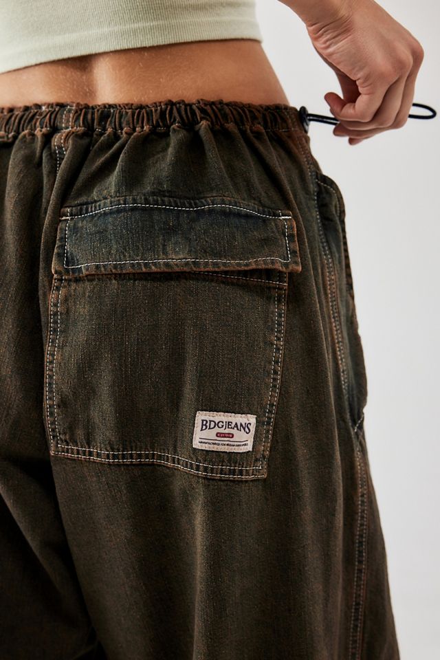BDG Braune Denim Baggy Tech Hosen #1