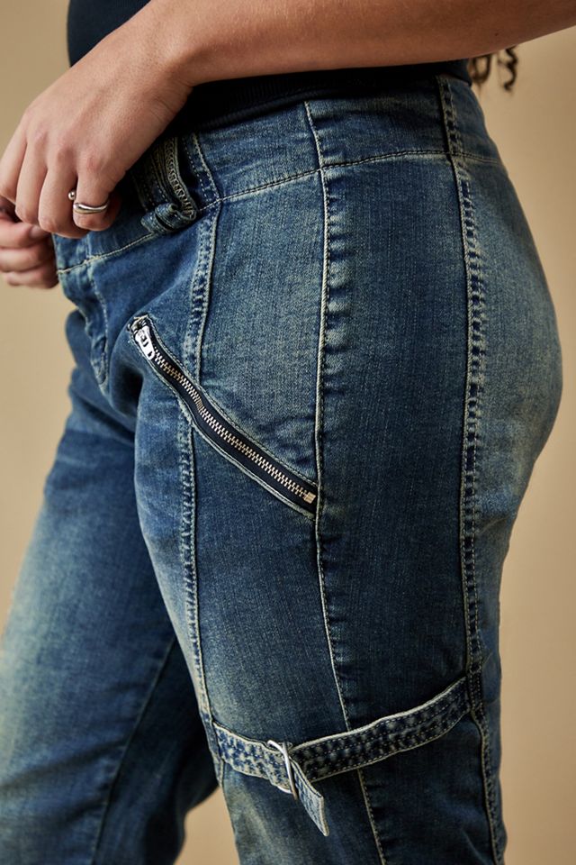BDG Strappy Flare Jeans #8