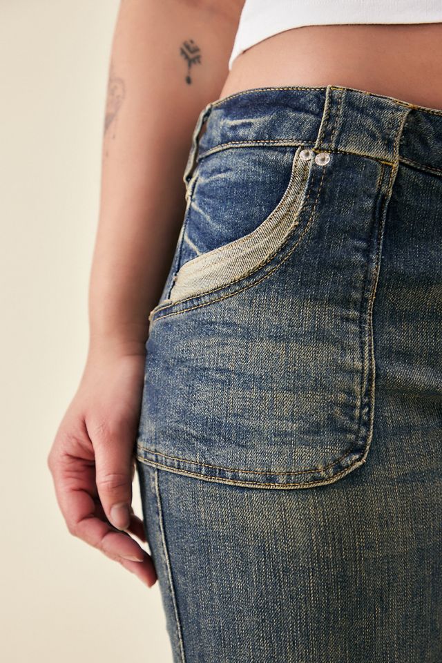 BDG Tiana Dark Tint Flared Jeans  #8