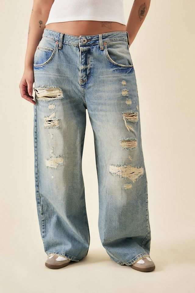 Jeans Vintage Baggy Strappati Jaya BDG #6