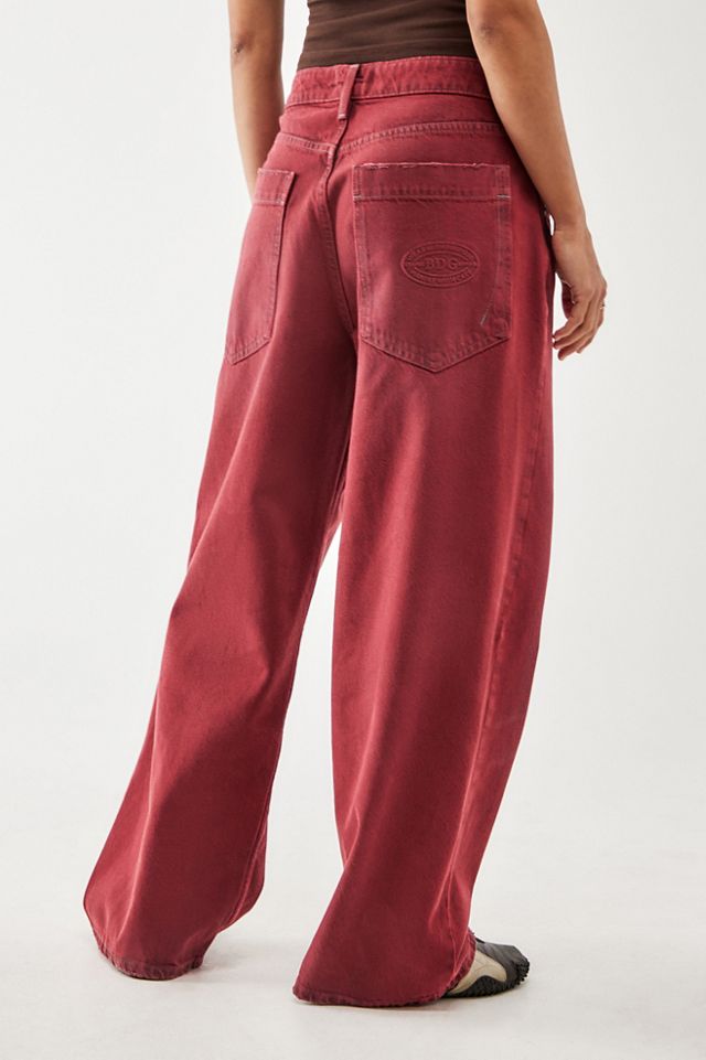 BDG Jaya Baggy Red Jeans #6
