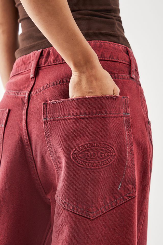 BDG Jaya Baggy Red Jeans #7