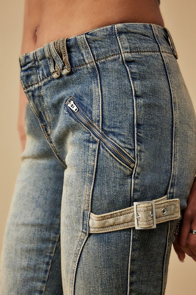 Jeans Capri Svasati con Cinturini BDG #1