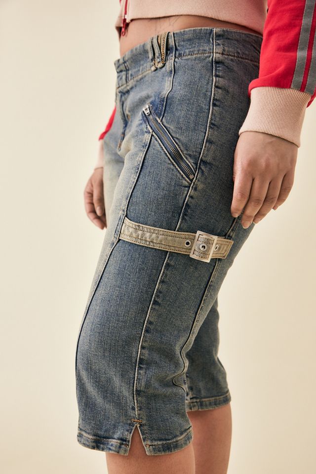 Jeans Capri Svasati con Cinturini BDG #7