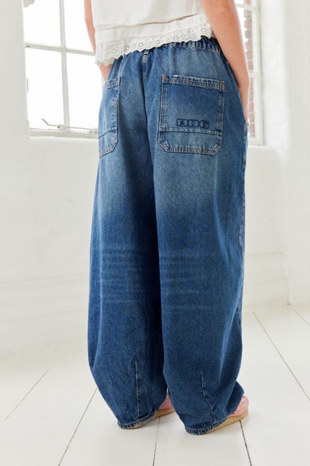【NOKCHA】vintage like cocoon jeans/brown BDG Carter Cocoon Vintage Mid-Wash Jeans | Urban Outfitters UK