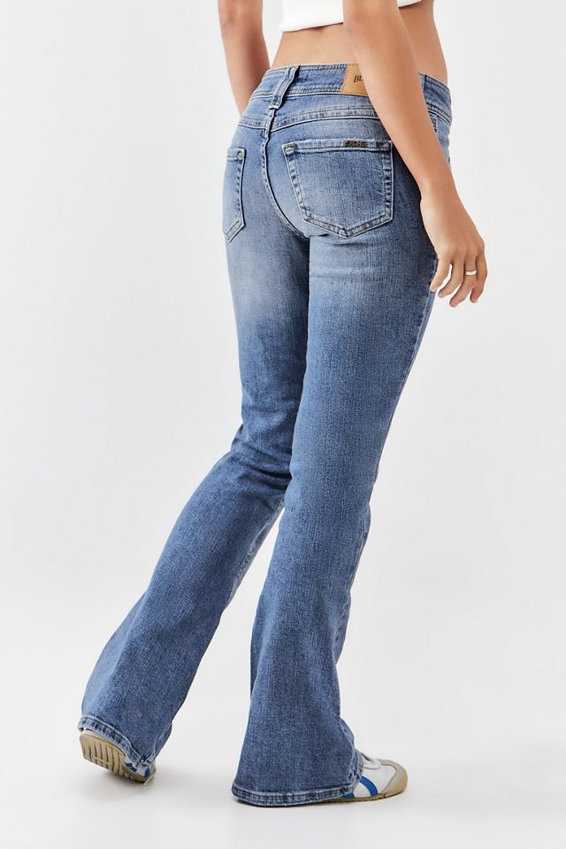 Tall Blue Low Rise Flared Brooke Jeans