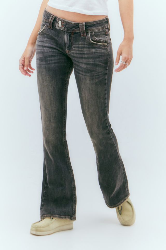 BDG Washed Black Brooke Low-Rise Bootcut Flare Jeans