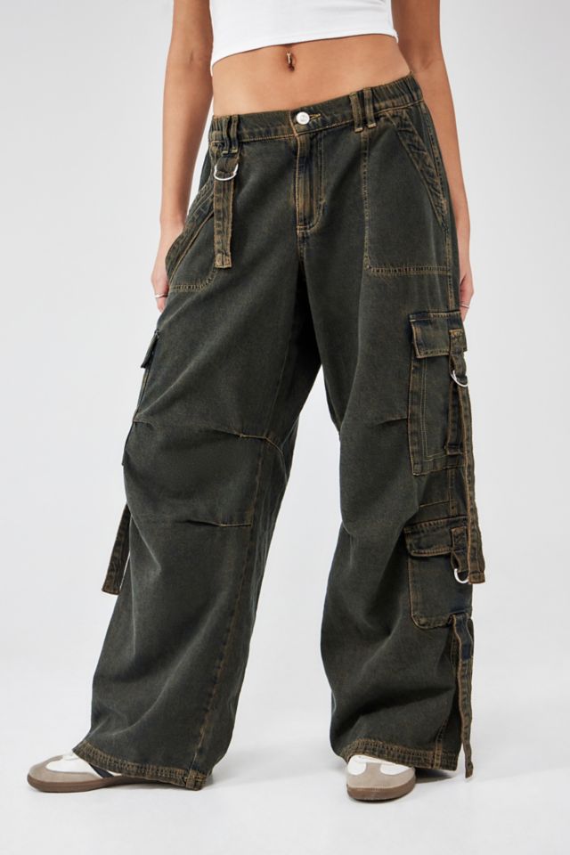 Baggy Cargo Pants - Green