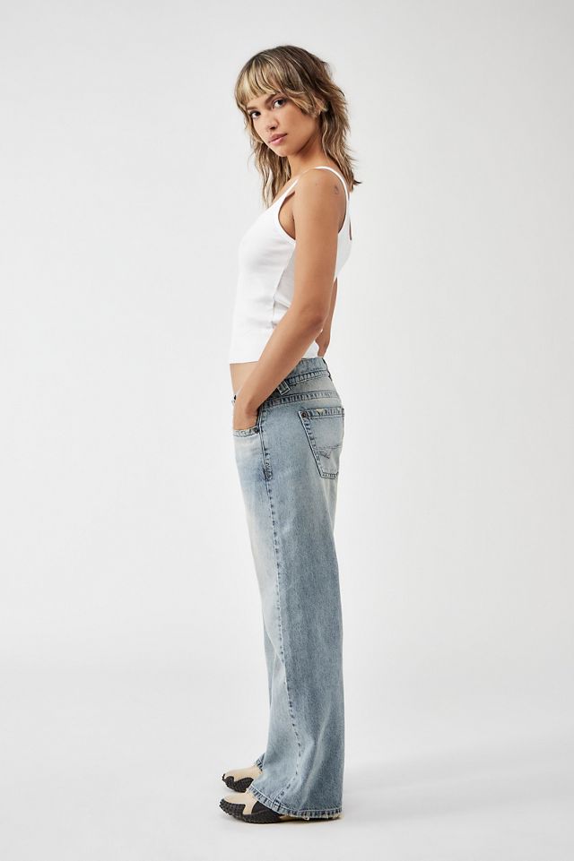 Jeans BDG Kayla taille basse délavage clair #1