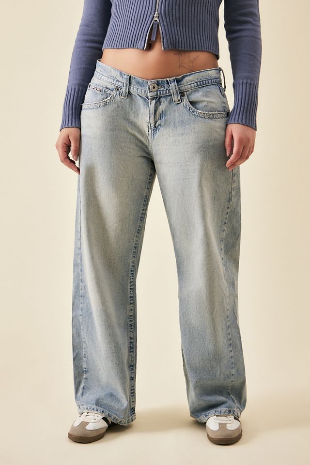 Jeans BDG Kayla taille basse délavage clair #5