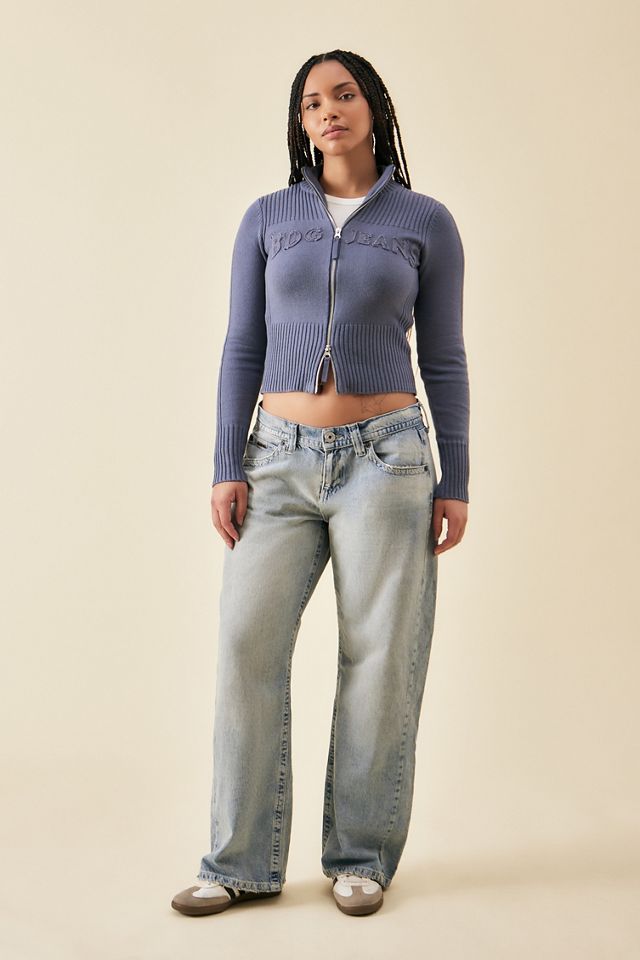 Jeans BDG Kayla taille basse délavage clair #7