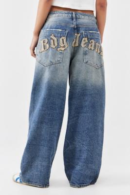 BDG Denim Applique Jaya Baggy Jeans Urban Outfitters UK