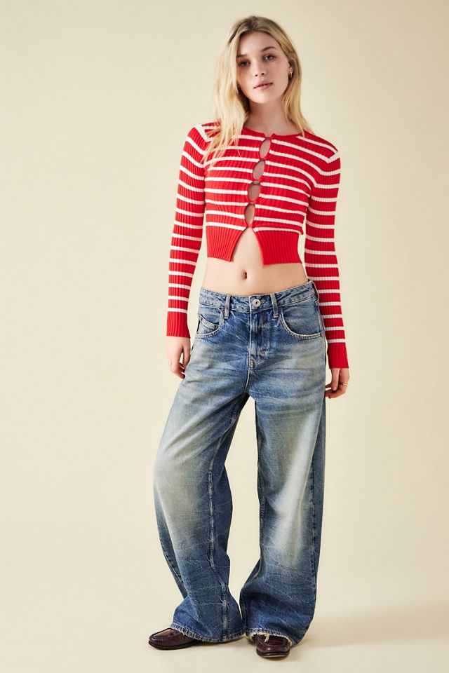 BDG Jaya Baggy Check Applique Jeans #2