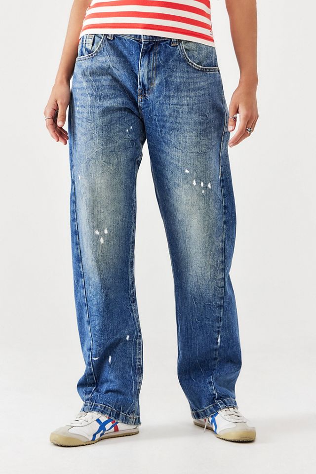 BDG Jett Loose Straight Leg Applique Jeans #2
