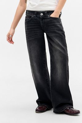 Jeans Neri in Denim BDG Kayla Lowrider